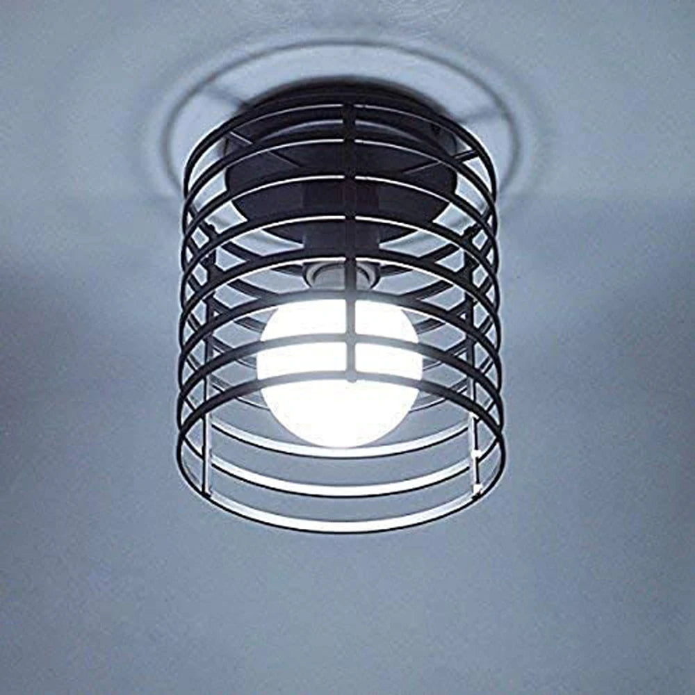 plafonnier vintage industriel loft led cage luminaire décoratif