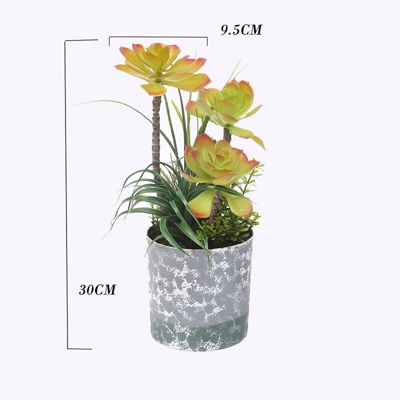 cactus tropical artificiel pour décoration de bureau - vue 12 sur 12