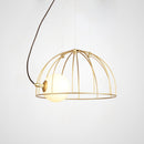 Suspension design avec abat-jour métallique ajouré Ohio