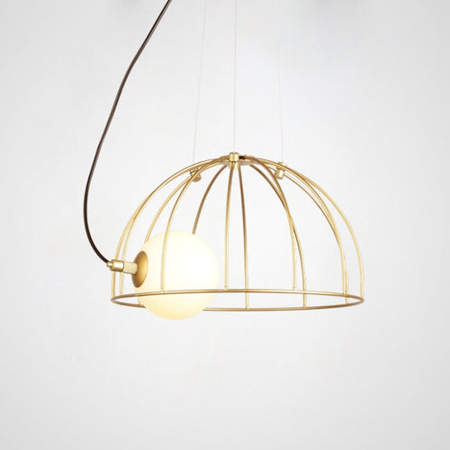 Suspension design avec abat-jour métallique ajouré Ohio - vue 9 sur 10