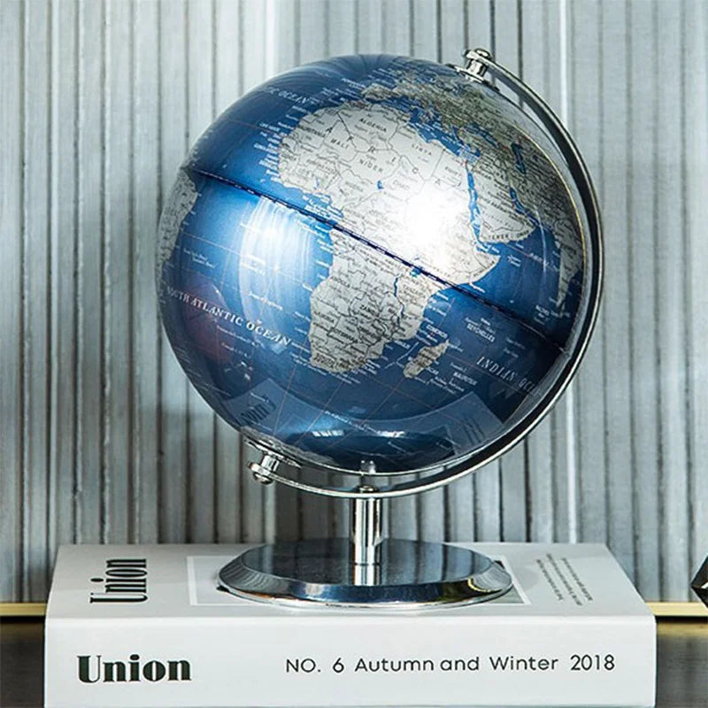 globe rotatif décoratif style européen luxe créatif - vue 6 sur 10