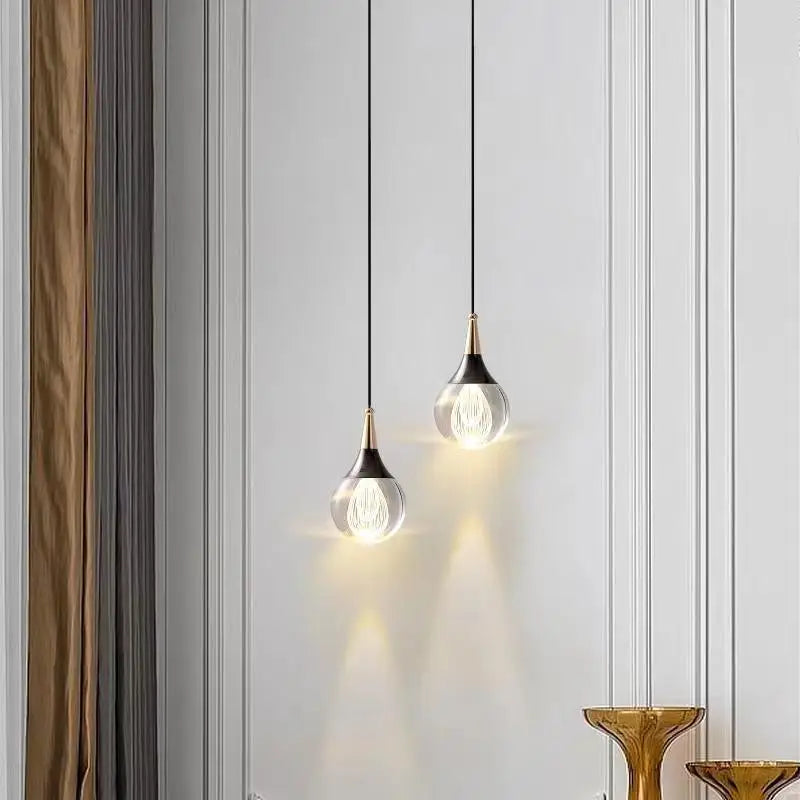 lustre cristal led design pour décoration intérieure moderne - vue 4 sur 10