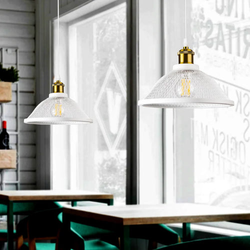 suspension Vintage rétro noir fer Net-Cage cuisine E27 LED pour chambre salon Restaurant - vue 3 sur 13