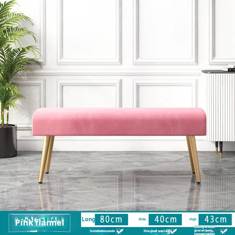 banc à chaussures moelleux pour hall d'entrée et salon - vue 16 sur 18