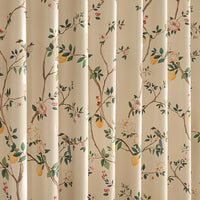 Rideau occultant motif citron decoration cuisine salon chambre