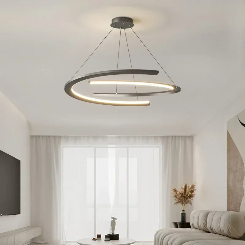 suspension à led moderne pour décoration intérieure élégante - vue 3 sur 21