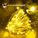 guirlande lumineuse led étanche à batterie pour décorations festives