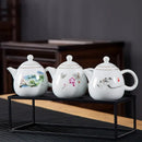 Theiere porcelaine style yixing service the asiatique artisanal