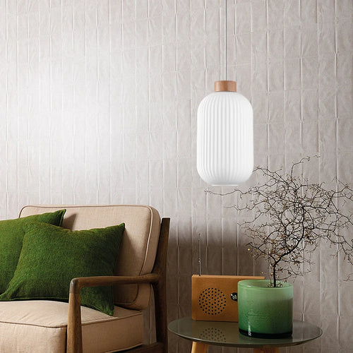 lampe led suspendue design nordique makaron pour décoration intérieure
