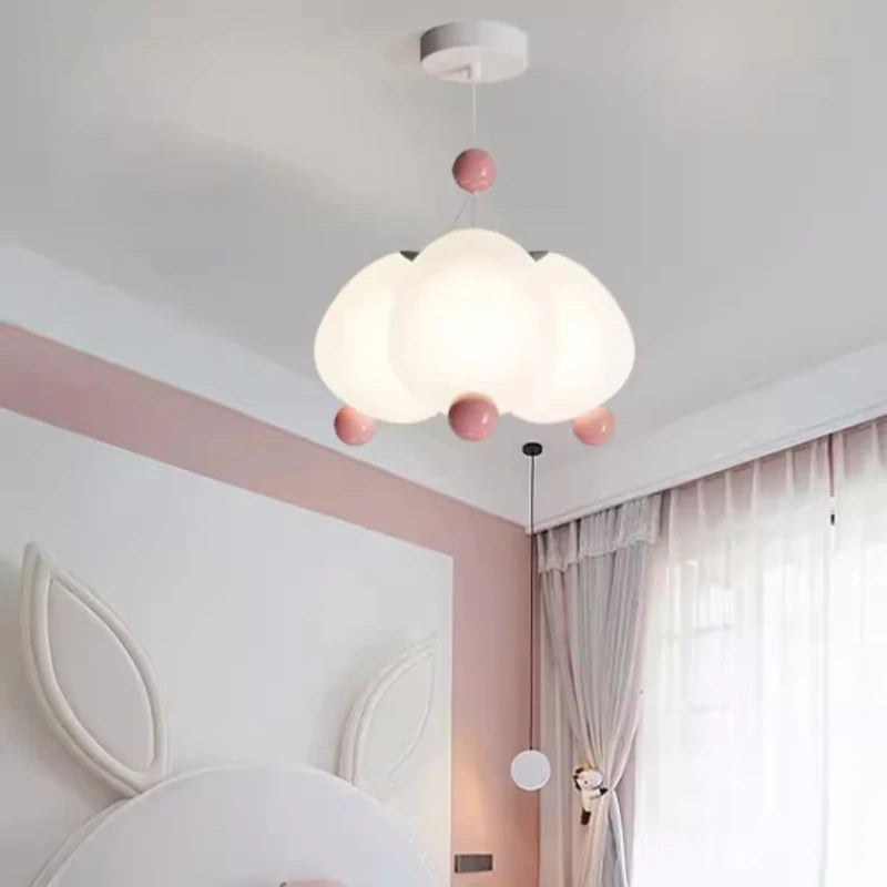 lustre moderne mignon pour chambre de petite fille décor enfant - vue 5 sur 7