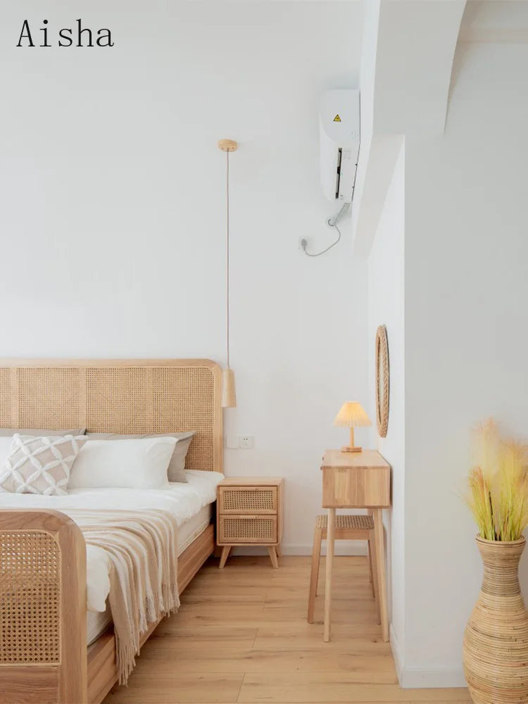 suspension en bois massif style nordique pour décoration intérieure - vue 4 sur 14