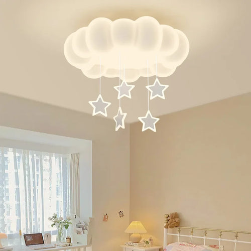 lustre moderne nuages romantique pour chambre enfant décoration intérieur - vue 6 sur 12