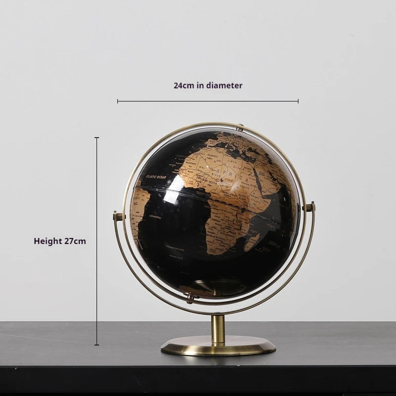 globe terrestre rotatif éducatif pour enfants en métal - vue 11 sur 14