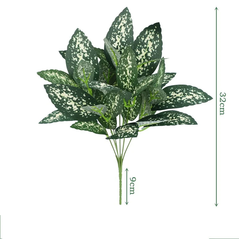 feuilles de bambou dieffenbago en soie pour décoration élégante - vue 21 sur 32