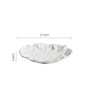 Assiettes creuses ceramique texture ridee style artisanal