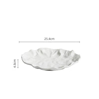 Assiettes creuses ceramique texture ridee style artisanal