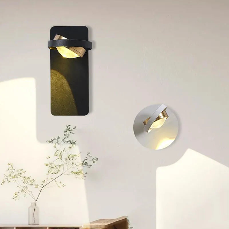 Applique murale led aluminium rotation 330deg - vue 3 sur 10