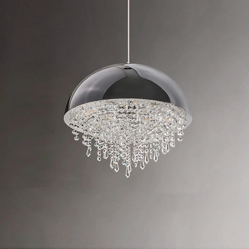 suspension créative en cristal hémisphère pour intérieur - vue 4 sur 18
