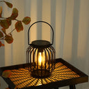 Lumière de jardin solaire extérieure LED étanche lanterne chinoise lumière B &amp; B cour Antique fer Art Portable paysage lumière chaude