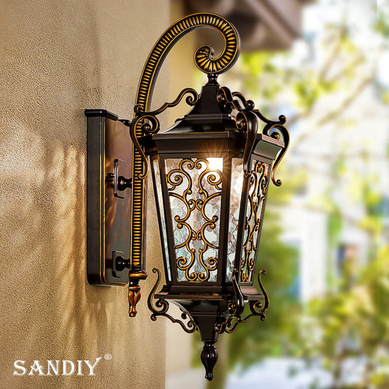 appliques murales extérieures super lumineuses pour jardin et balcon