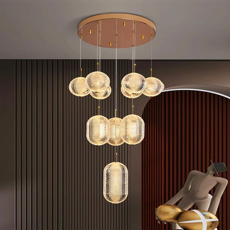 Lustre moderne pour salle à manger pour plafond éclairage - vue 4 sur 9