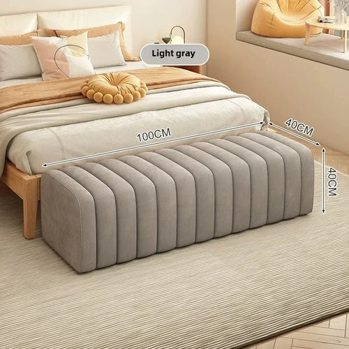 banc à chaussures design moderne avec repose pieds doux et confortable - vue 25 sur 26