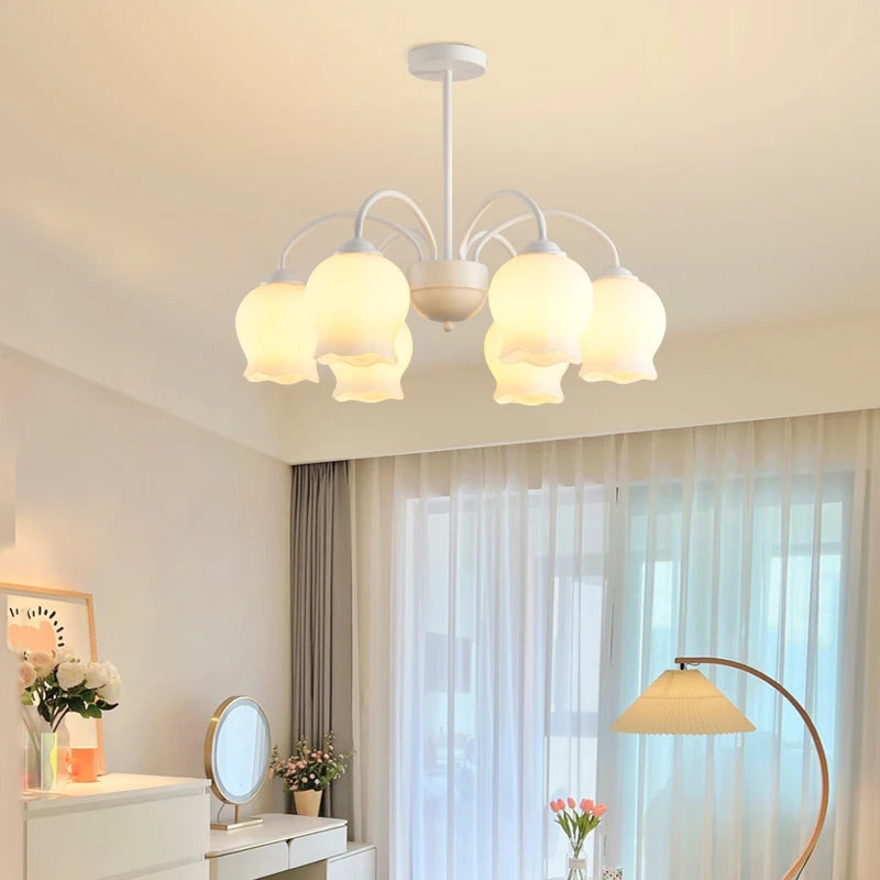 lustre à led design moderne luminaire suspendu décoratif - vue 5 sur 12