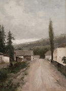 peinture vintage de campagne printanière avec fleurs sauvages