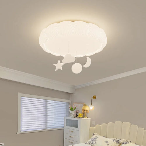 plafonnier led coquille romantique pour garçon ou fille - vue 3 sur 8