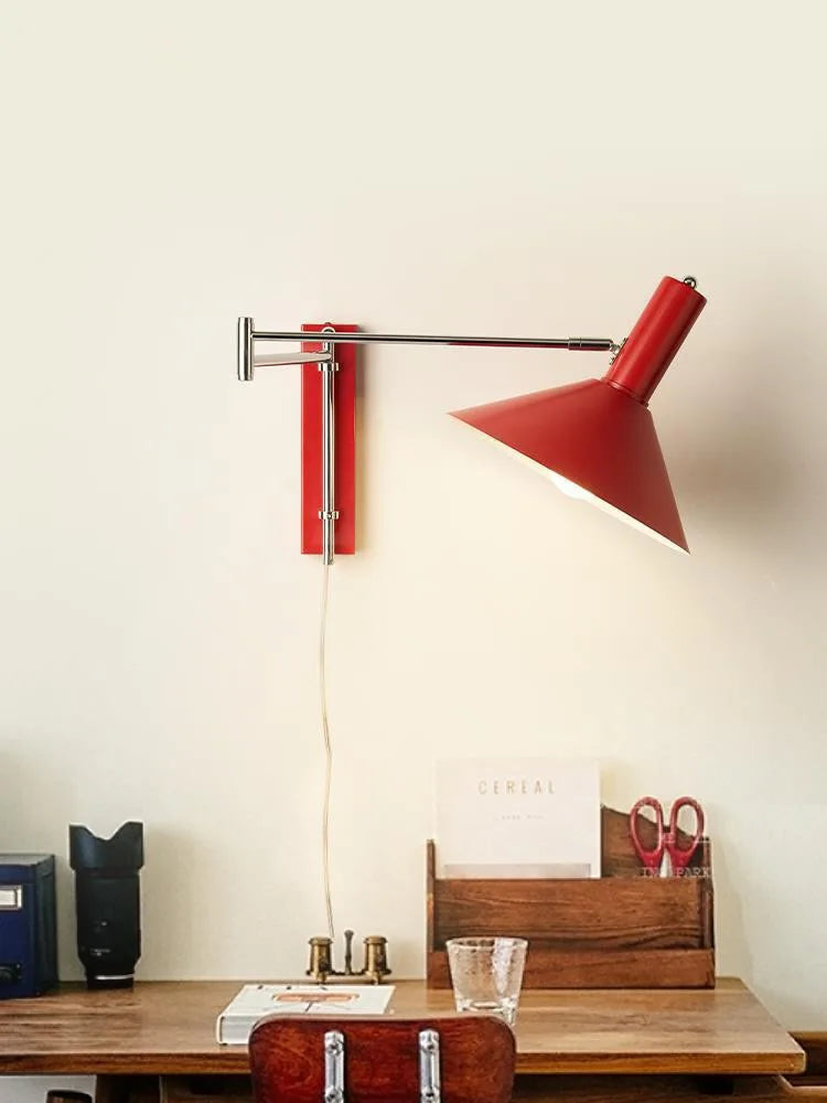 applique murale led vintage rotative pliante pour hôtel - vue 4 sur 12