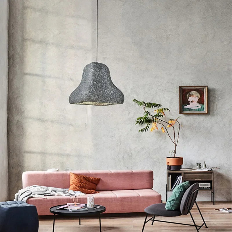 Wabi Sabi Restaurant LED Chandelier Personality Bar Island Table Lamp Nordic Designer Living Room Exhibition Hall Pendant Lights - vue 5 sur 10