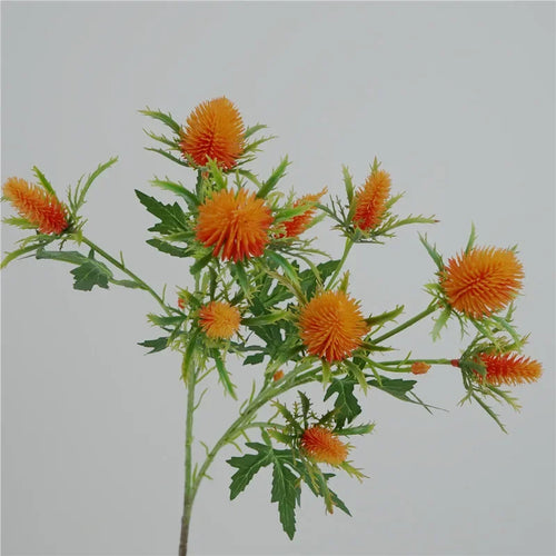 fleurs artificielles décoratives houx de mer rose violette