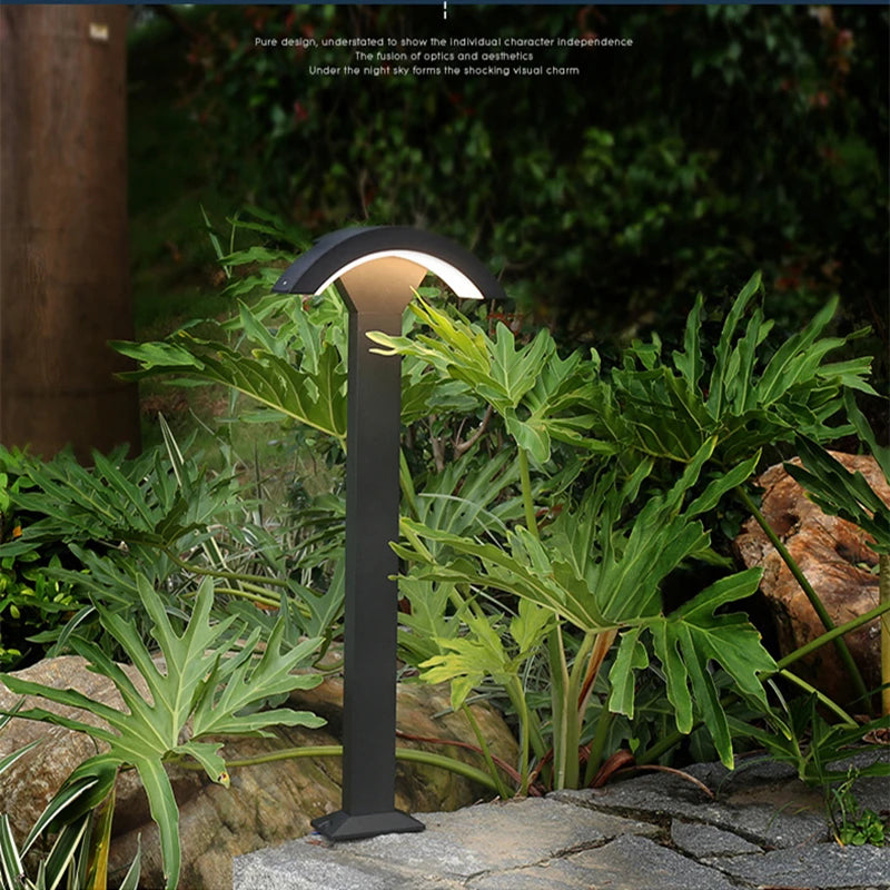 lampe led extérieure moderne pour jardin et cour