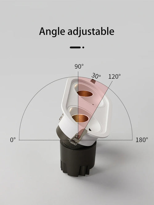 projecteurs led 	smart downlight encastré gradation spot lumière murale