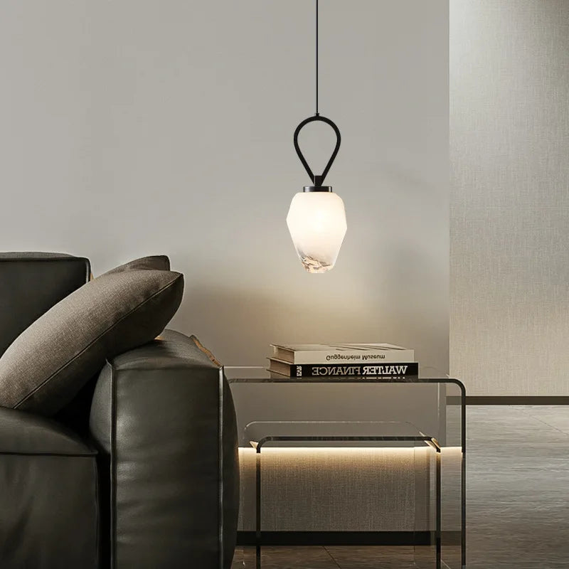suspension lumineux led avec fil de cuivre réglable - vue 3 sur 7