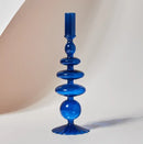 bougeoir décoratif en verre moderne pour événements et décoration intérieure