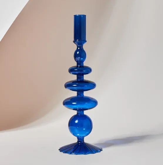 bougeoir décoratif en verre moderne pour événements et décoration intérieure - vue 10 sur 16