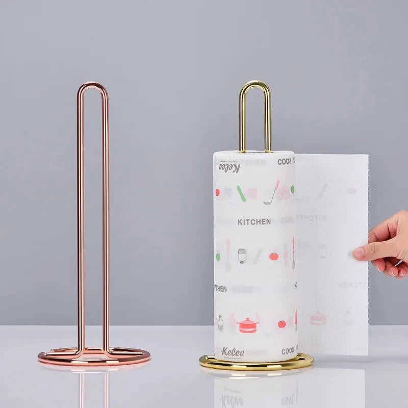 porte-rouleau en acier inoxydable pour essuie-tout et serviettes - vue 4 sur 10