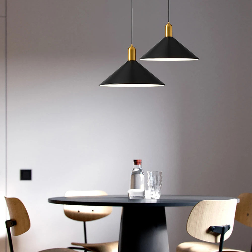 Luminaire suspendu moderne lustre restaurant nordique suspendu plafonnier salon intérieur bar éclairage LED luminaire à suspension - vue 3 sur 9