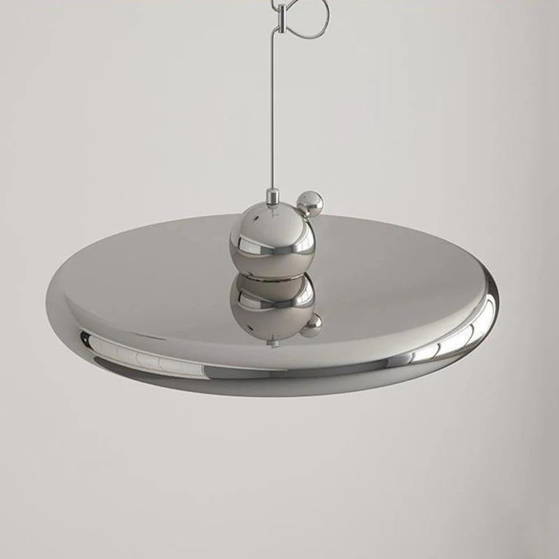 Suspension pliantes rétractables nordiques laiteux jaune argent suspension Restaurant Table à manger bureau lustre lampe 220V - vue 7 sur 10