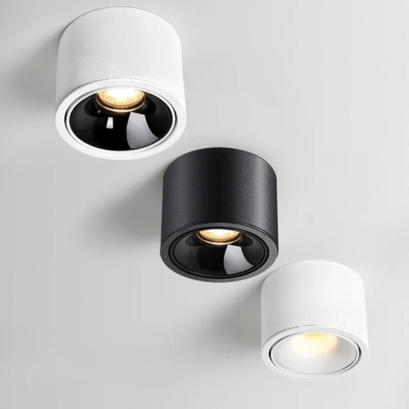spot réglable ultra-mince anti-éblouissement éclairage lumière led - vue 4 sur 9