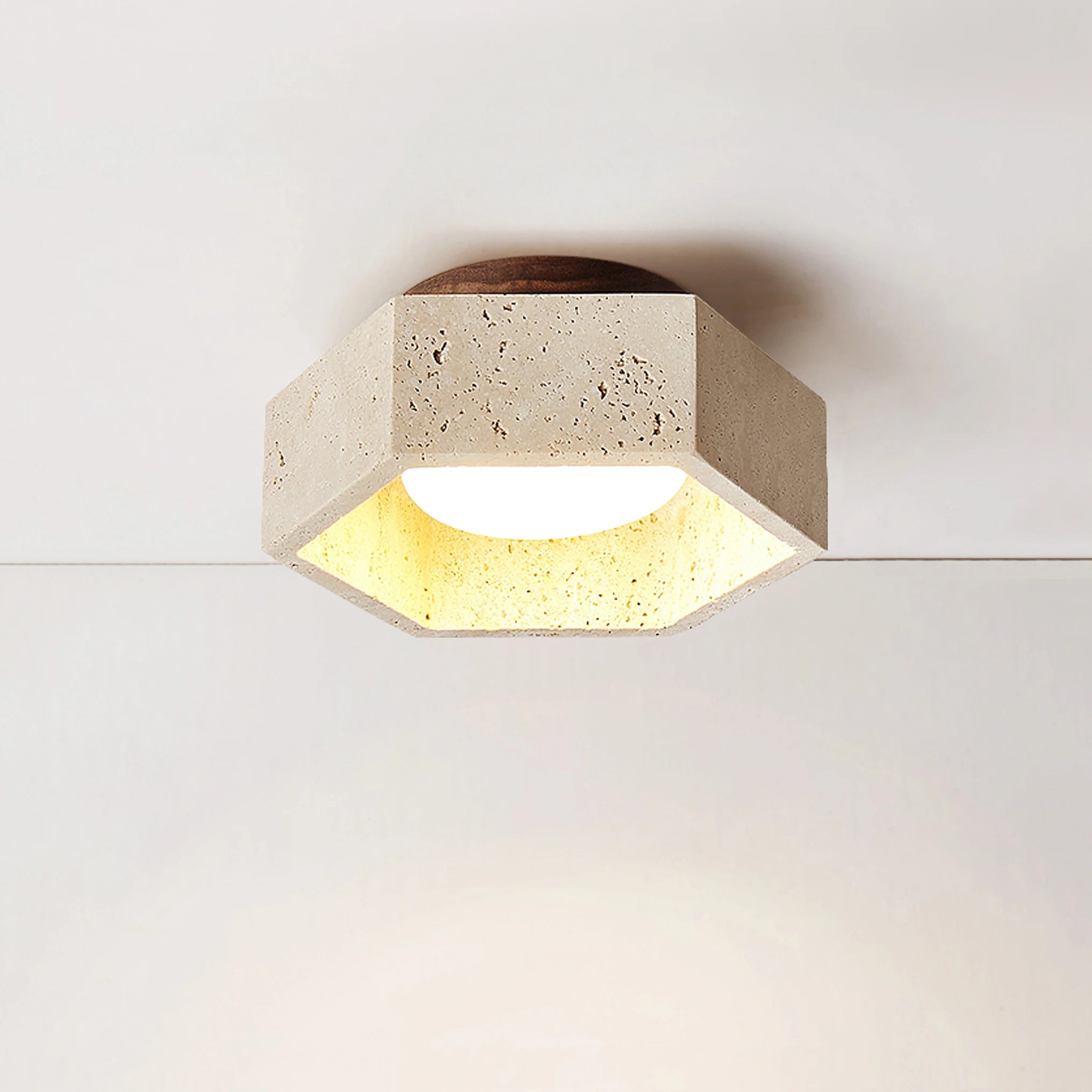plafonnier Crème moderne minimaliste salon diamant lampe décorative vestiaire balcon hall couloir couloir Led pierre