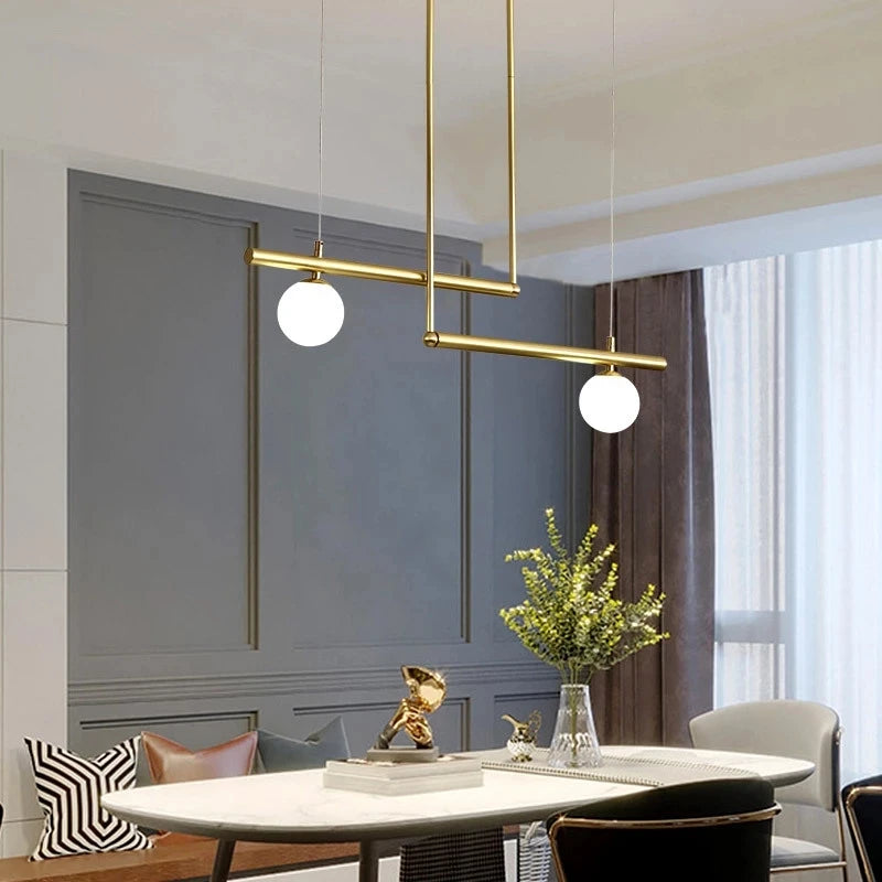 Lustre de salon minimaliste moderne
