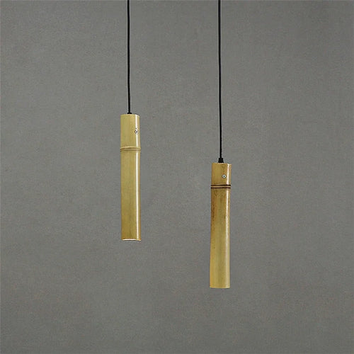 suspension en bambou style minimaliste chinois led