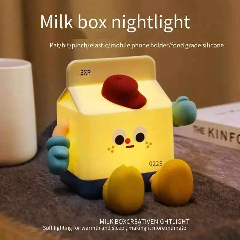 veilleuse led citrouille mignonne en silicone rechargeable usb - vue 2 sur 8
