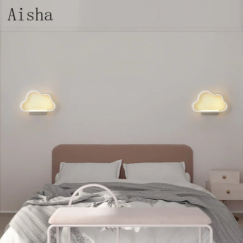 applique murale nuage led pour décoration enfant - vue 3 sur 12
