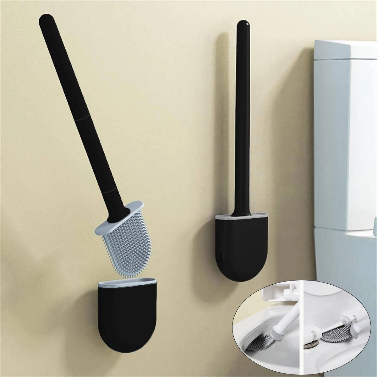 brosse de nettoyage moderne pour salle de bain élégante et pratique - vue 4 sur 30