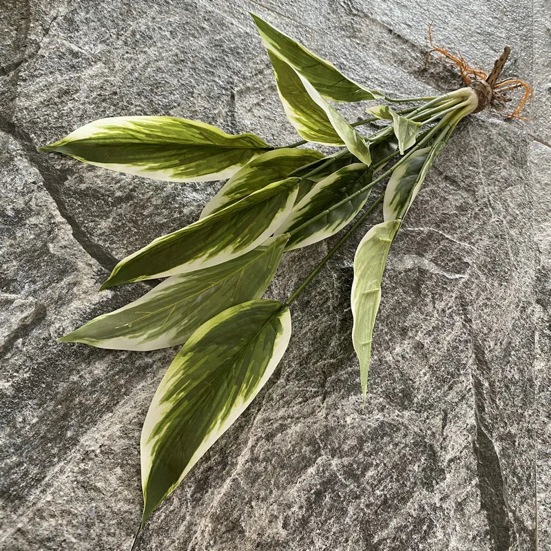 plantes artificielles en plastique avec racines pour décoration de mariage - vue 6 sur 7