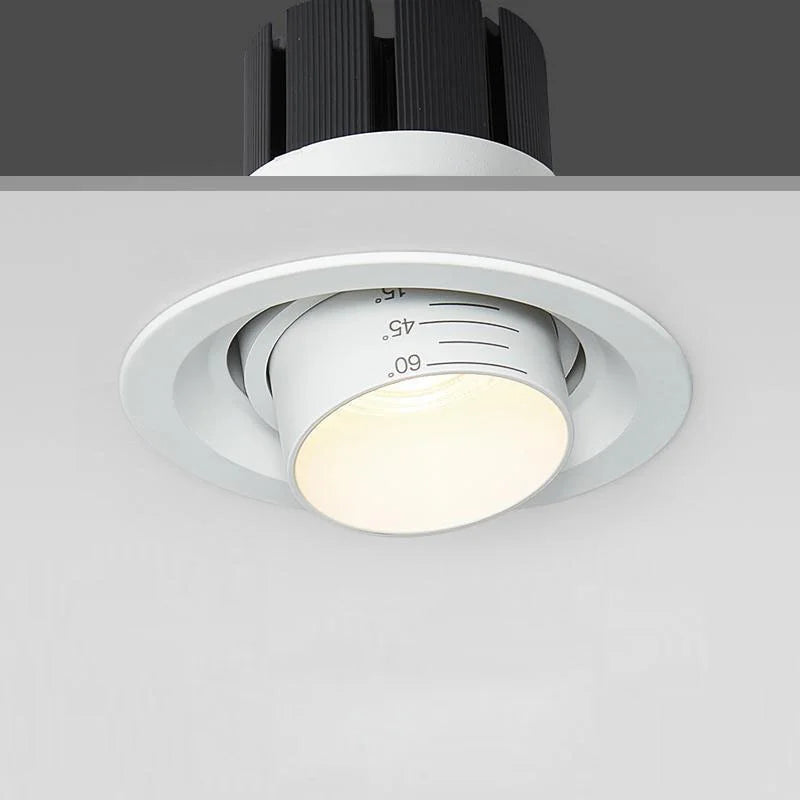 Spot Zoom intégré dimmable encastré 15-60 degrés COB