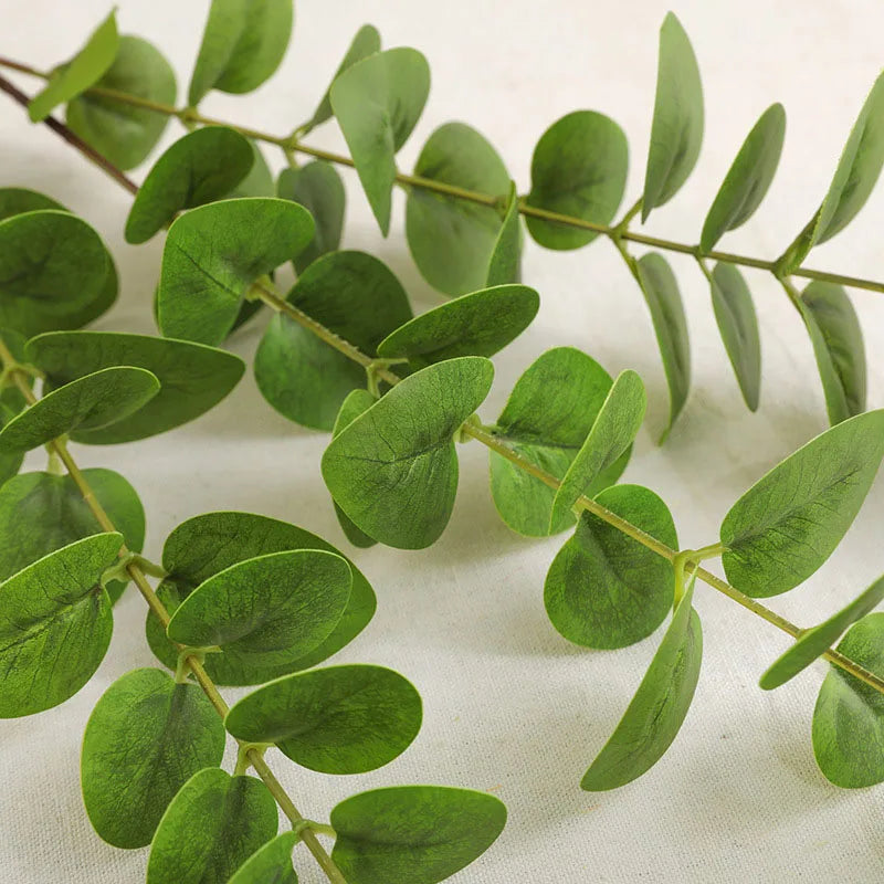 branche de plante artificielle en eucalyptus pour décoration intérieure et jardin - vue 3 sur 13